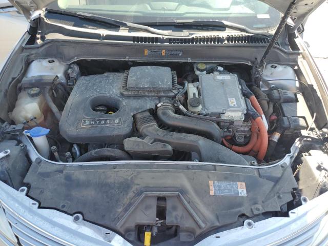 3LN6L2LUXDR820163 - 2013 LINCOLN MKZ HYBRID SILVER photo 11