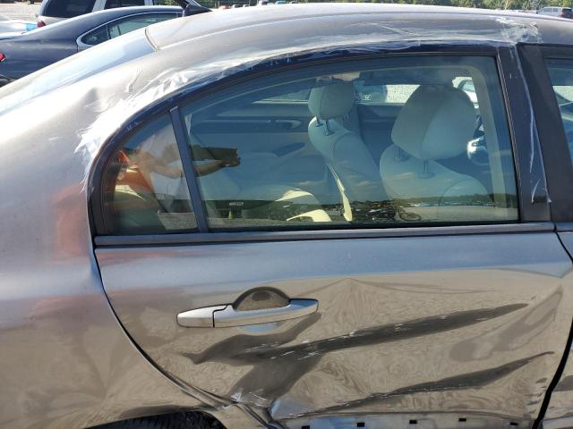 JHMFA36298S014320 - 2008 HONDA CIVIC HYBRID ნაცრისფერი ფოტო 10