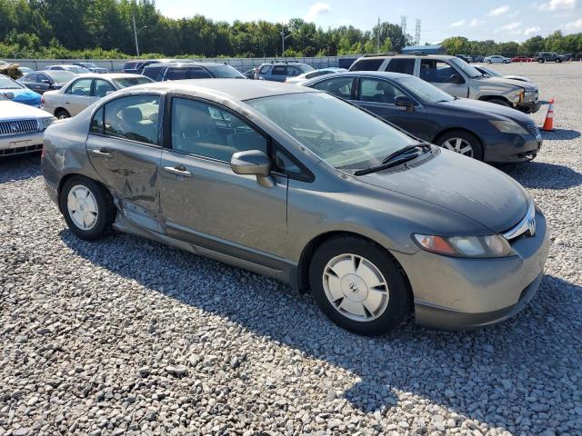 JHMFA36298S014320 - 2008 HONDA CIVIC HYBRID ნაცრისფერი ფოტო 4