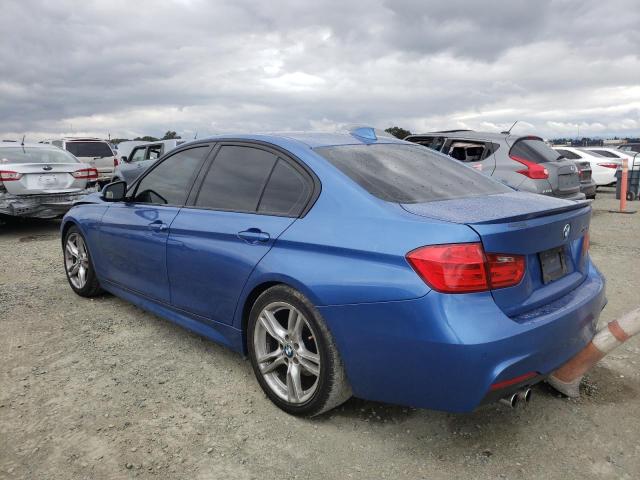 WBA3C1C51EK114826 - 2014 BMW 328 I SULEV BLUE photo 2