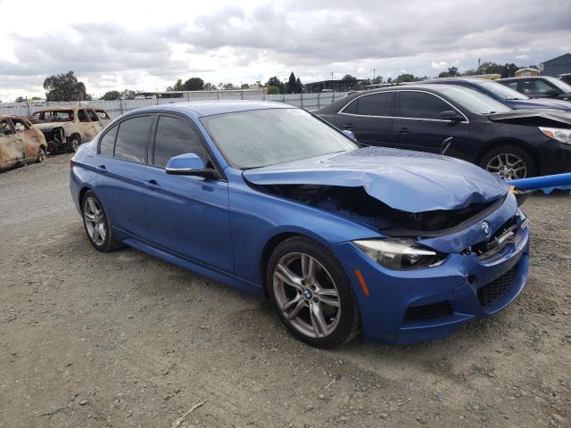 WBA3C1C51EK114826 - 2014 BMW 328 I SULEV BLUE photo 4