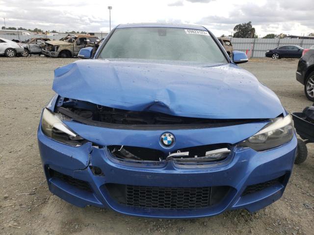 WBA3C1C51EK114826 - 2014 BMW 328 I SULEV BLUE photo 5