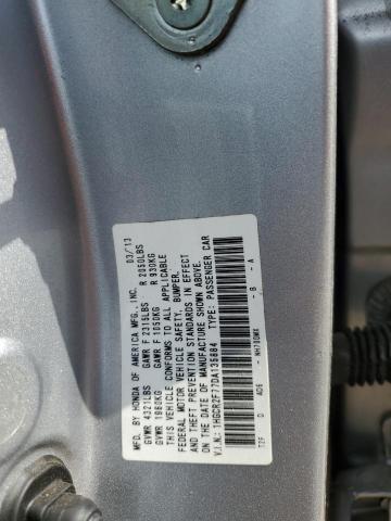 1HGCR2F77DA135884 - 2013 HONDA ACCORD EX SILVER photo 12