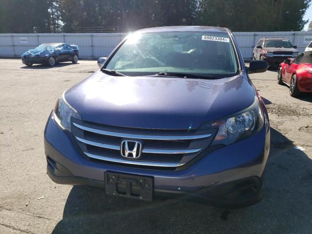 2HKRM4H33EH613189 - 2014 HONDA CR-V LX BLUE photo 5