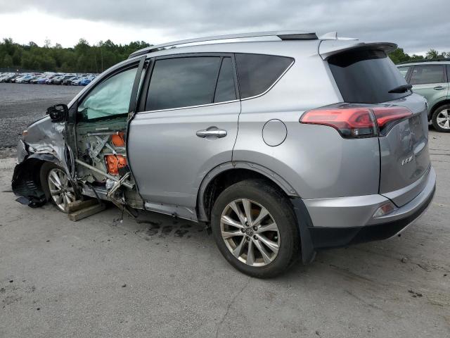2T3DFREV0JW721702 - 2018 TOYOTA RAV4 LIMITED Silber Foto 2