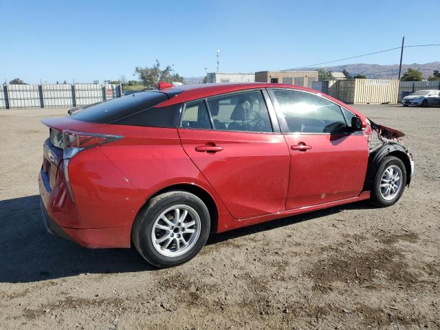 JTDKBRFU2J3582815 - 2018 TOYOTA PRIUS წითელი ფოტო 3