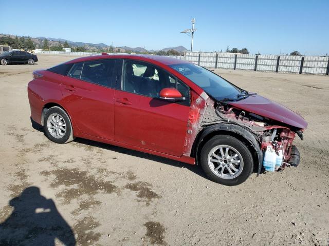 JTDKBRFU2J3582815 - 2018 TOYOTA PRIUS წითელი ფოტო 4