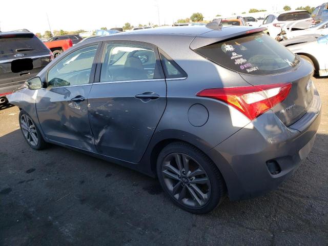 KMHD35LH7GU295913 - 2016 HYUNDAI ELANTRA GT GRAY photo 2