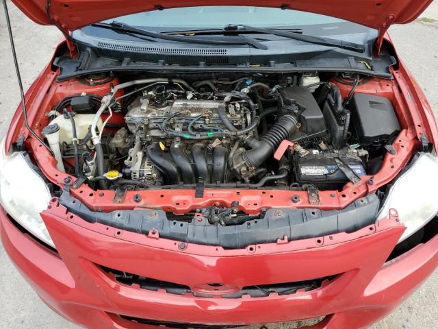 2T1BU4EEXAC320507 - 2010 TOYOTA COROLLA BASE Կարմիր լուսանկար 11