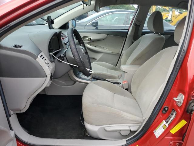 2T1BU4EEXAC320507 - 2010 TOYOTA COROLLA BASE Կարմիր լուսանկար 7