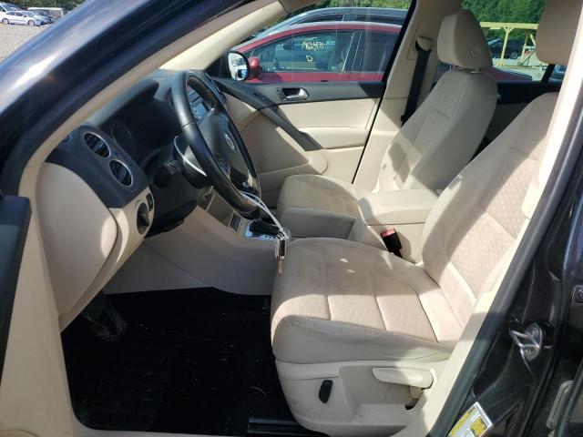 WVGAV75N09W500104 - 2009 VOLKSWAGEN TIGUAN S BLACK photo 7