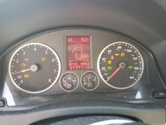 WVGAV75N09W500104 - 2009 VOLKSWAGEN TIGUAN S BLACK photo 9