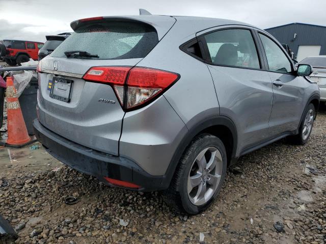 3CZRU6H3XKG709184 - 2019 HONDA HR-V LX SILVER photo 3