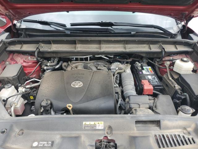 5TDGZRAH9MS529270 - 2021 TOYOTA HIGHLANDER XLE 红色 照片 12