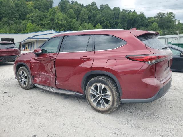 5TDGZRAH9MS529270 - 2021 TOYOTA HIGHLANDER XLE 红色 照片 2