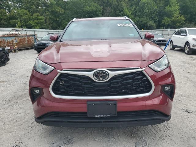 5TDGZRAH9MS529270 - 2021 TOYOTA HIGHLANDER XLE 红色 照片 5