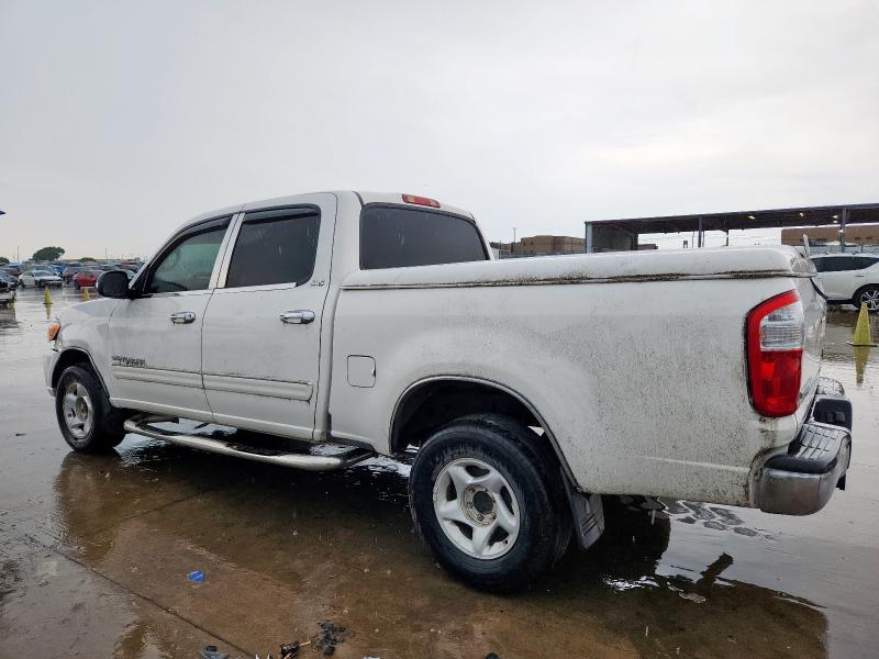 5TBET34105S489465 - 2005 TOYOTA TUNDRA DOUBLE CAB SR5 WHITE photo 2