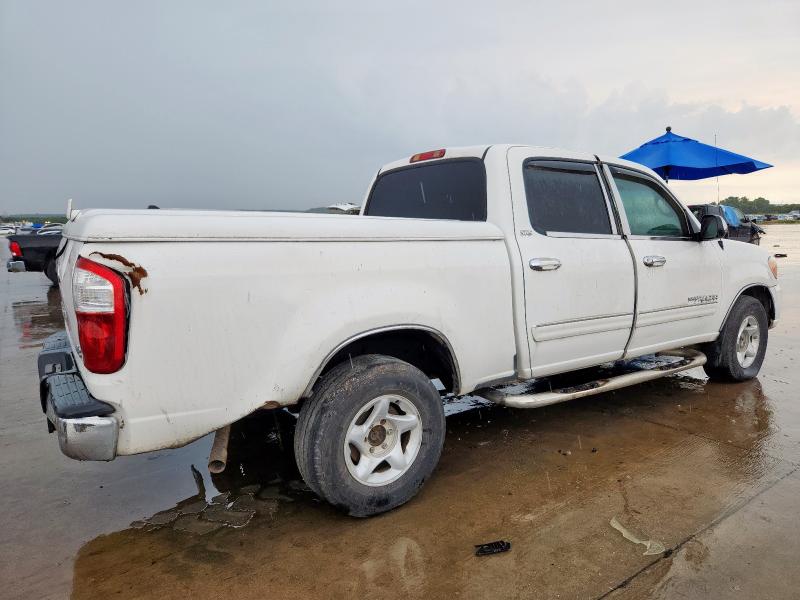 5TBET34105S489465 - 2005 TOYOTA TUNDRA DOUBLE CAB SR5 WHITE photo 3