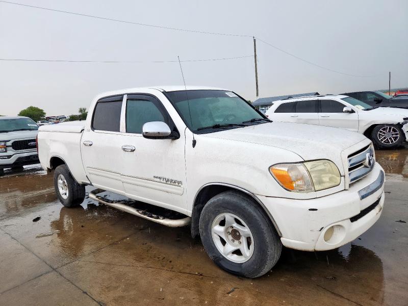 5TBET34105S489465 - 2005 TOYOTA TUNDRA DOUBLE CAB SR5 WHITE photo 4