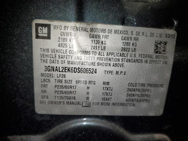 3GNAL2EK6DS606524 - 2013 CHEVROLET CAPTIVA LS 蓝色 照片 13