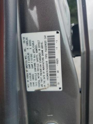 1HGCM56767A024019 - 2007 HONDA ACCORD EX GRAY photo 12