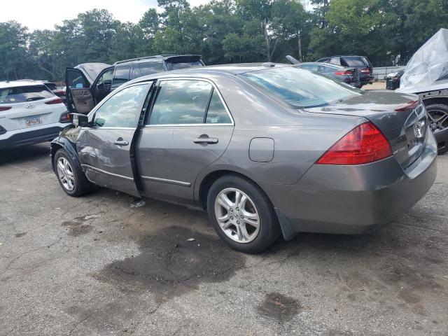 1HGCM56767A024019 - 2007 HONDA ACCORD EX GRAY photo 2