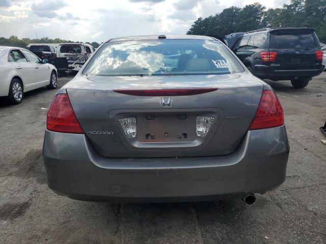 1HGCM56767A024019 - 2007 HONDA ACCORD EX GRAY photo 6