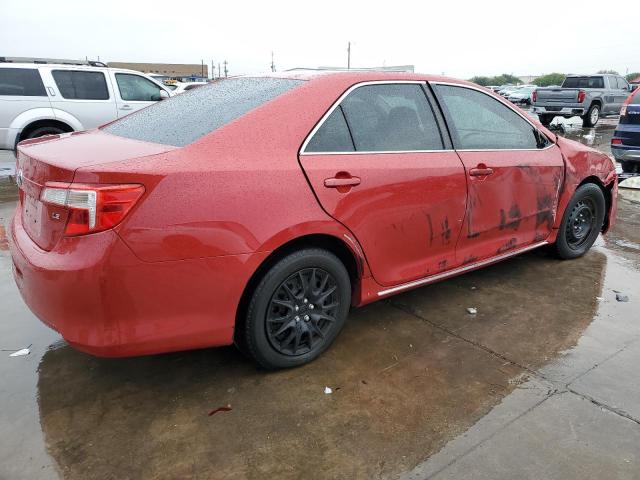 4T4BF1FK7ER413864 - 2014 TOYOTA CAMRY L RED photo 3