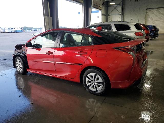 JTDKBRFU4J3587689 - 2018 TOYOTA PRIUS RED photo 2