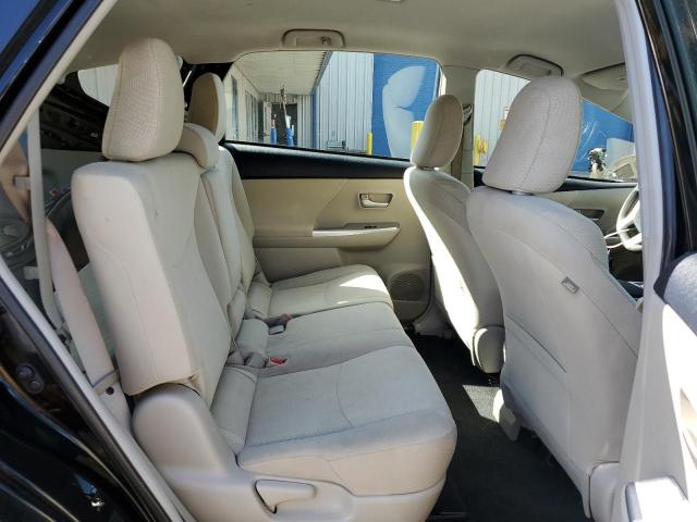 JTDZN3EU8D3286951 - 2013 TOYOTA PRIUS V BLACK photo 10