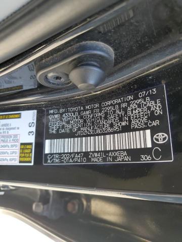 JTDZN3EU8D3286951 - 2013 TOYOTA PRIUS V BLACK photo 13