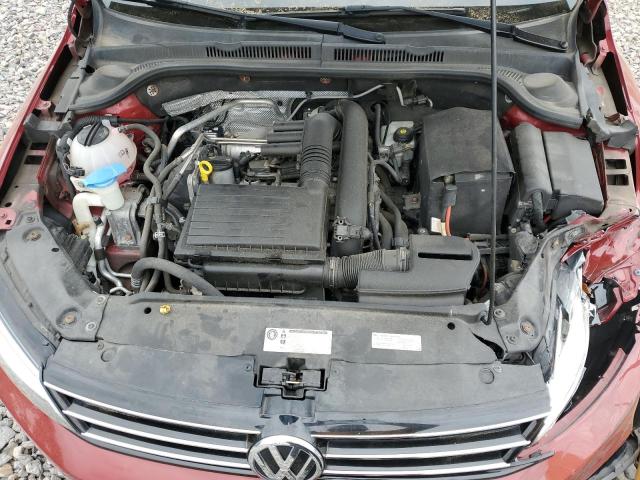 3VW2B7AJ6HM264770 - 2017 VOLKSWAGEN JETTA S RED photo 11