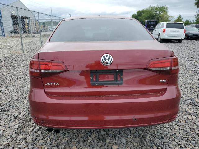 3VW2B7AJ6HM264770 - 2017 VOLKSWAGEN JETTA S RED photo 6