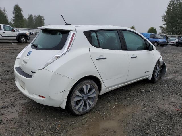 1N4AZ0CP2FC332182 - 2015 NISSAN LEAF S WHITE photo 3