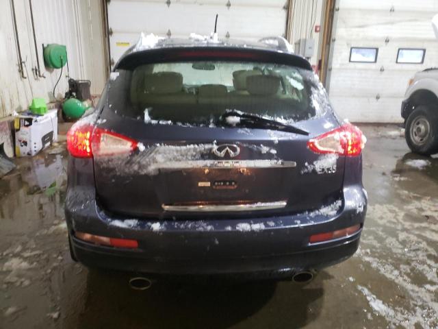 JNKAJ09F68M357999 - 2008 INFINITI EX35 BASE Կապույտ լուսանկար 6