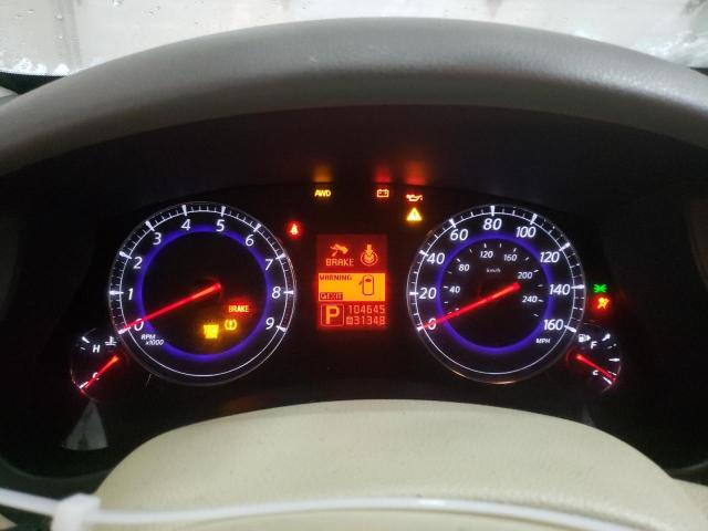 JNKAJ09F68M357999 - 2008 INFINITI EX35 BASE Կապույտ լուսանկար 9