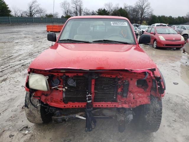 5TESN92N01Z859145 - 2001 TOYOTA TACOMA XTRACAB PRERUNNER წითელი ფოტო 5