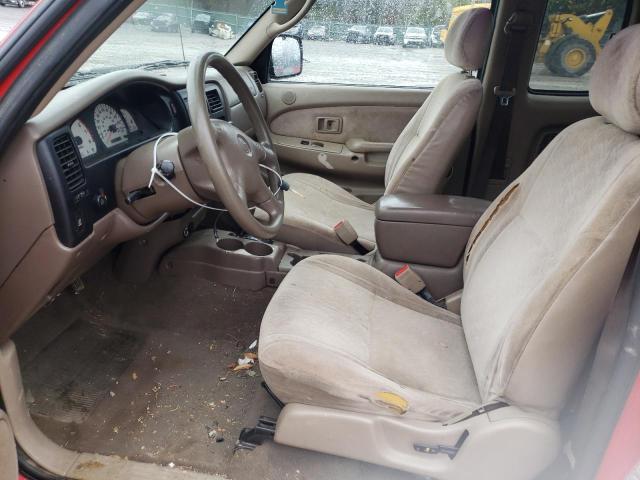 5TESN92N01Z859145 - 2001 TOYOTA TACOMA XTRACAB PRERUNNER წითელი ფოტო 7