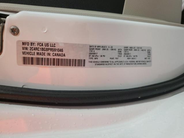 2C4RC1BG8PR591046 - 2023 CHRYSLER PACIFICA TOURING L Ağ foto 13