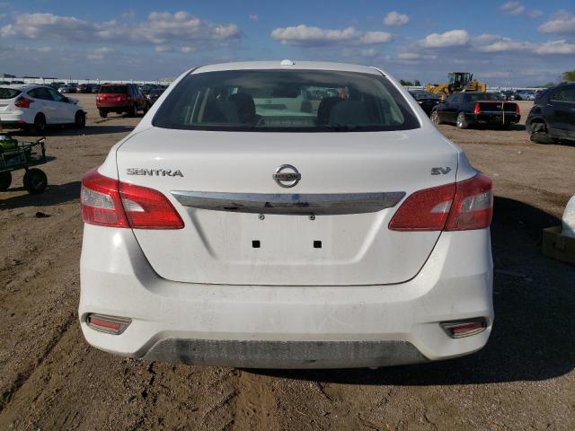 3N1AB7AP3KY338538 - 2019 NISSAN SENTRA S WHITE photo 6