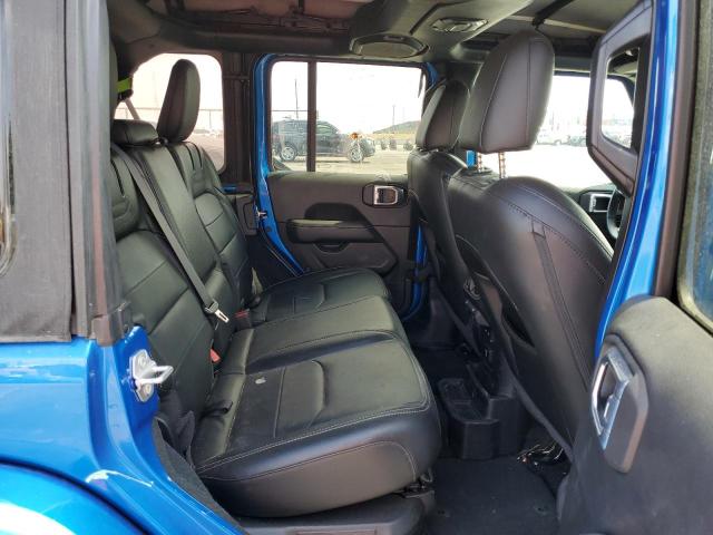 1C4JJXP65MW763445 - 2021 JEEP WRANGLER U SAHARA 4XE BLUE photo 10