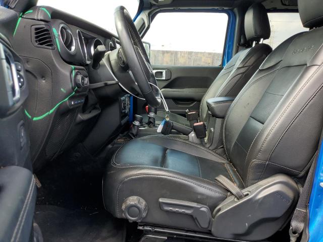 1C4JJXP65MW763445 - 2021 JEEP WRANGLER U SAHARA 4XE BLUE photo 7