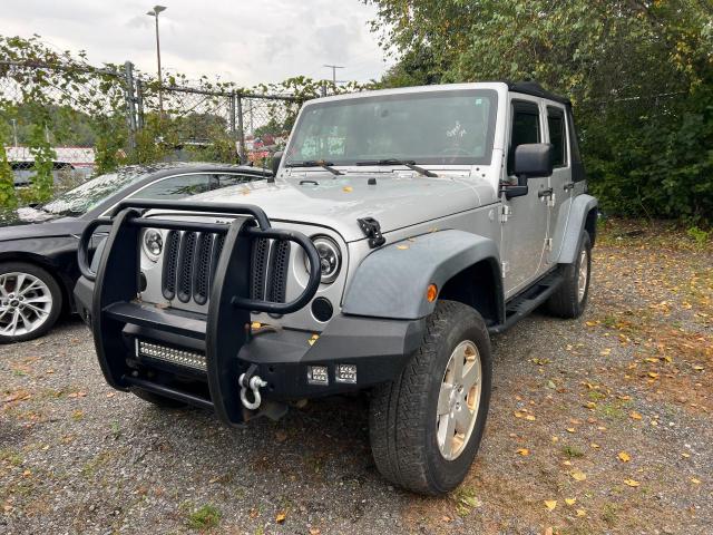 1J4HA3H16BL500982 - 2011 JEEP WRANGLER U SPORT فضي صورة 2