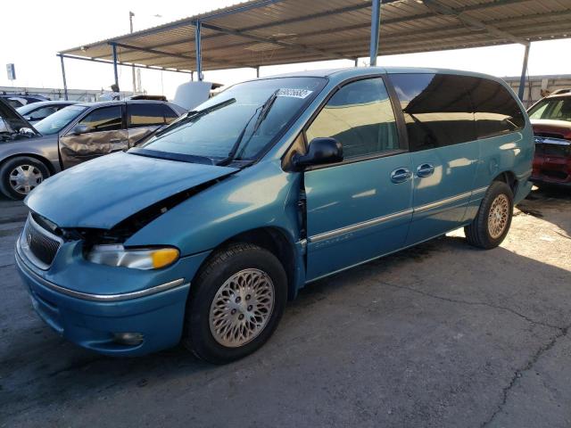 1C4GP54L5TB437089 - 1996 CHRYSLER TOWN & COU TURQUOISE photo 1