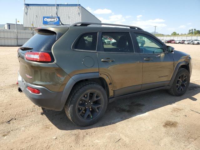 1C4PJMBS9FW673876 - 2015 JEEP CHEROKEE TRAILHAWK GREEN photo 3