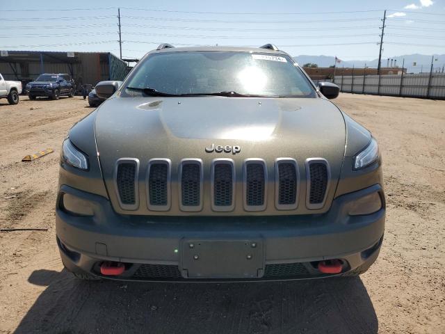1C4PJMBS9FW673876 - 2015 JEEP CHEROKEE TRAILHAWK GREEN photo 5