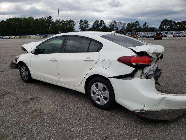 3KPFK4A77HE134403 - 2017 KIA FORTE LX WHITE photo 2