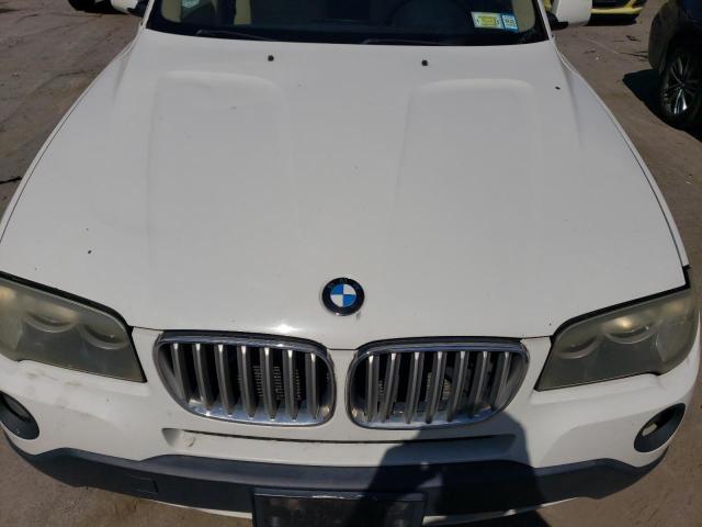 WBXPC934X8WJ21154 - 2008 BMW X3 3.0SI WHITE photo 12