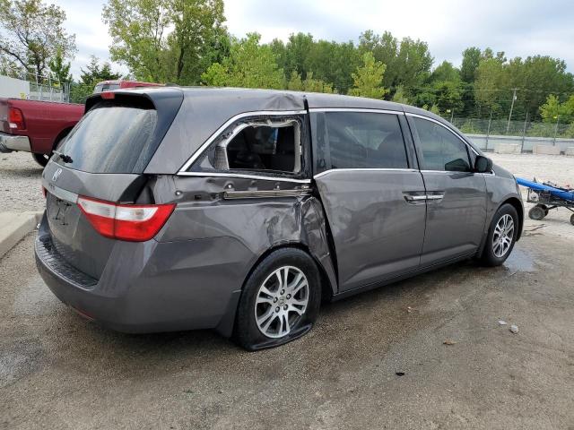 5FNRL5H65CB109452 - 2012 HONDA ODYSSEY EXL Gris photo 3