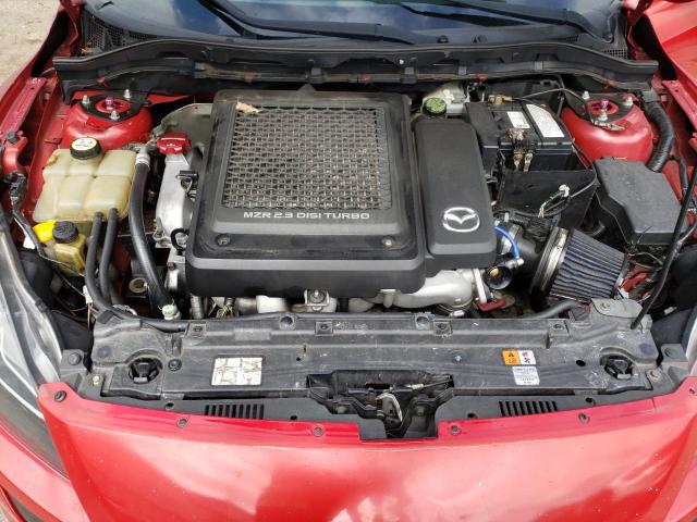 JM1BL1H3XA1276802 - 2010 MAZDA SPEED 3 წითელი ფოტო 11